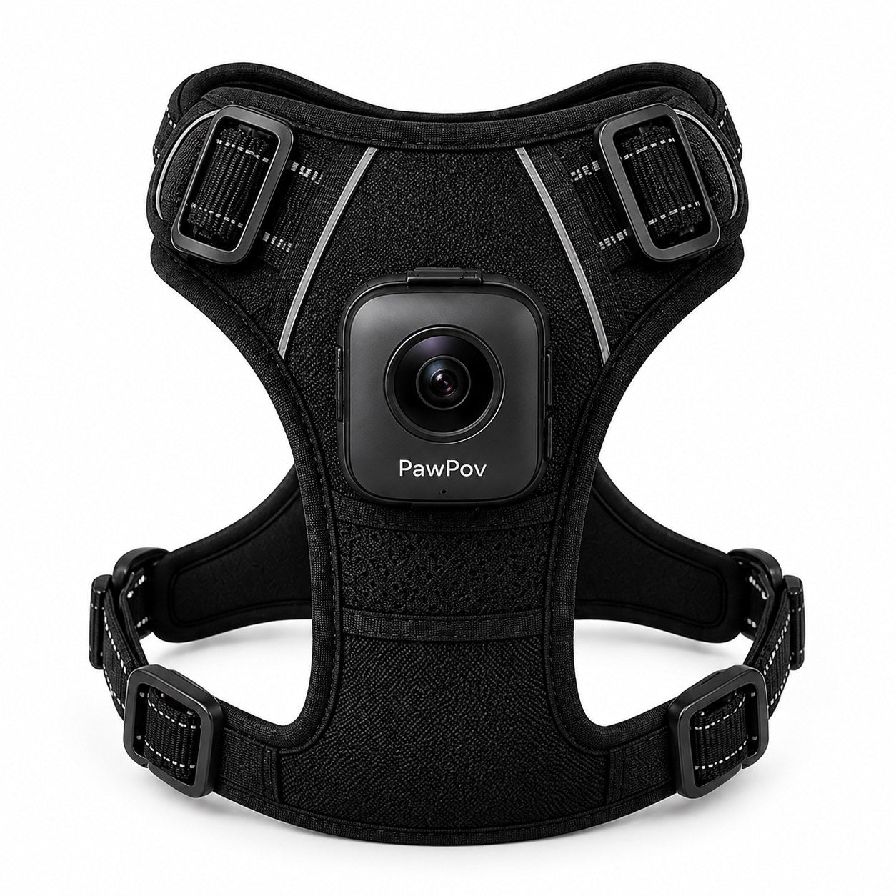 PawPov Camera Harness — No-Pull Chest Mount for Dog POV Cameras